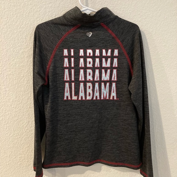 Girls Alabama Quarter Zip Pull Over Jacket - Picture 4 of 5